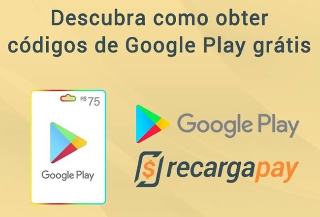 Google Play Store Resgatar Código 8 de dezembro de 2023 Cartão Presente  Google Play - CenárioMT
