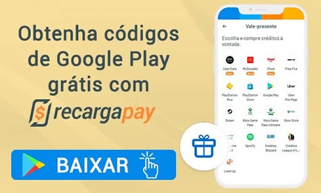 Créditos Google Play com Pix - Vales-presente